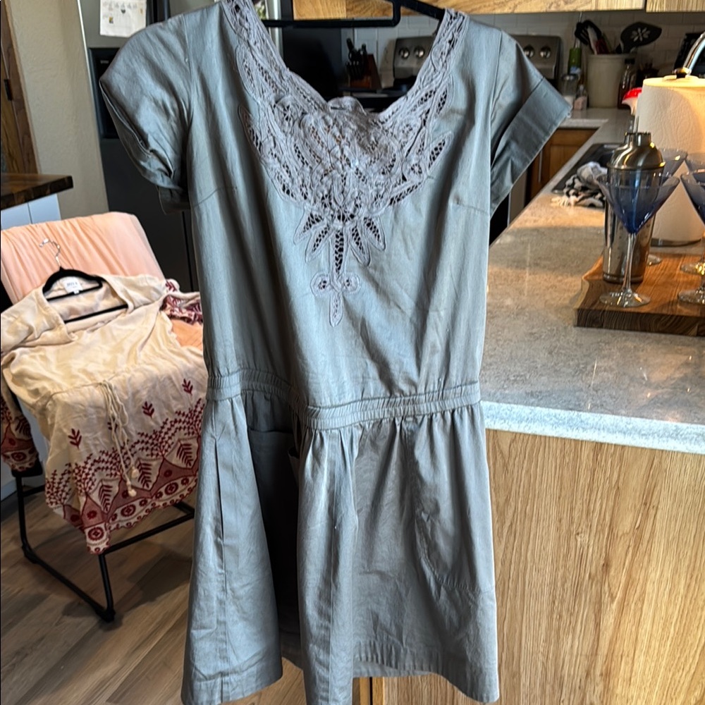 Elegant Gray Women's Dress